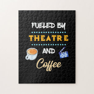 Actor Fuelled By Theatre Coffee Jigsaw Puzzle