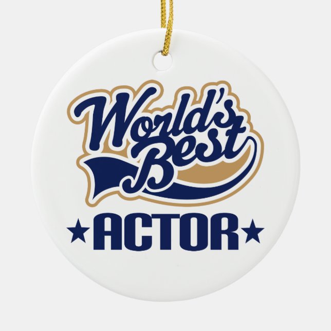 Actor Gift Ornament (Front)