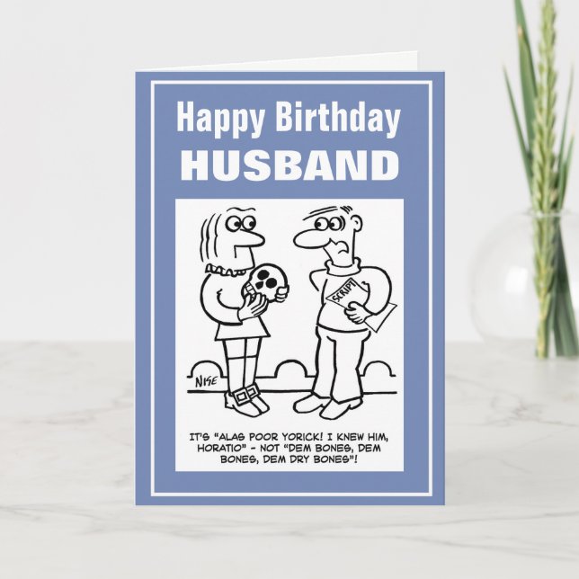 Actor has Advice from Stage Director Birthday Card (Front)