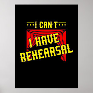 Actor Have Rehearsal Poster