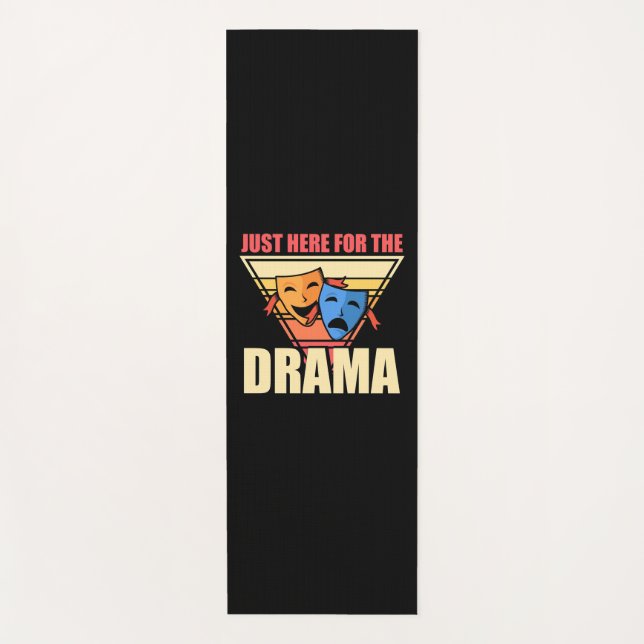 Actor Just Here For The Drama Yoga Mat (Front)