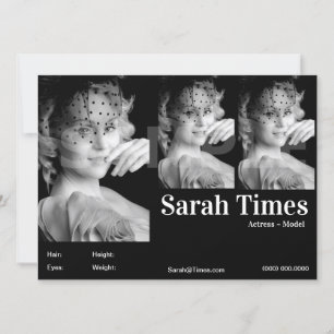 Actor & Model Headshot Comp Template