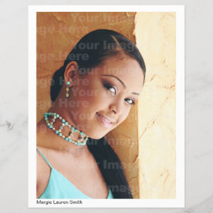 Actor/Model Headshot With Resume Version 2 Flyer