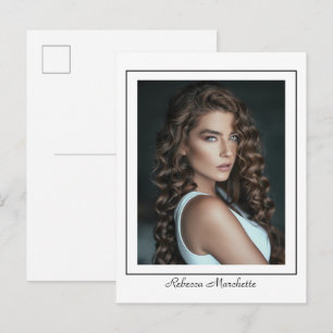 Actor Photo Postcard Border Actors Promo Prints