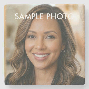 Actor Promotional Business Headshot Stone Coaster