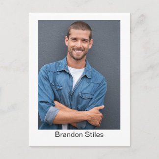 Actor Talent Headshot Submission Postcard