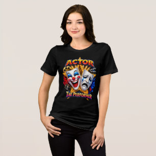 Actor - The Performer Bella+Canvas Women's Dark Tri-Blend Shirt