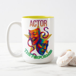 Actor - The Performer Two-Tone Mug