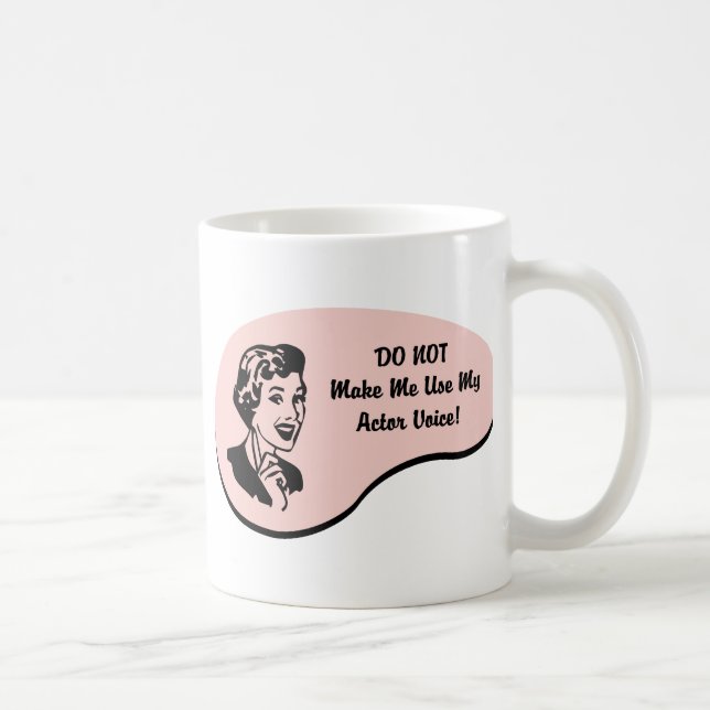 Actor Voice Coffee Mug (Right)