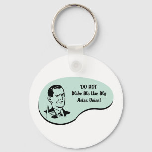 Actor Voice Key Ring