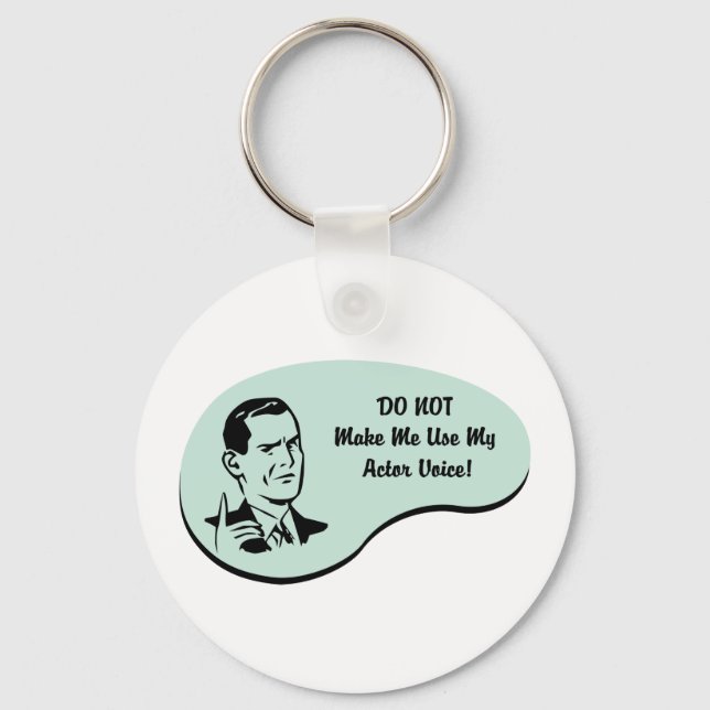 Actor Voice Key Ring (Front)