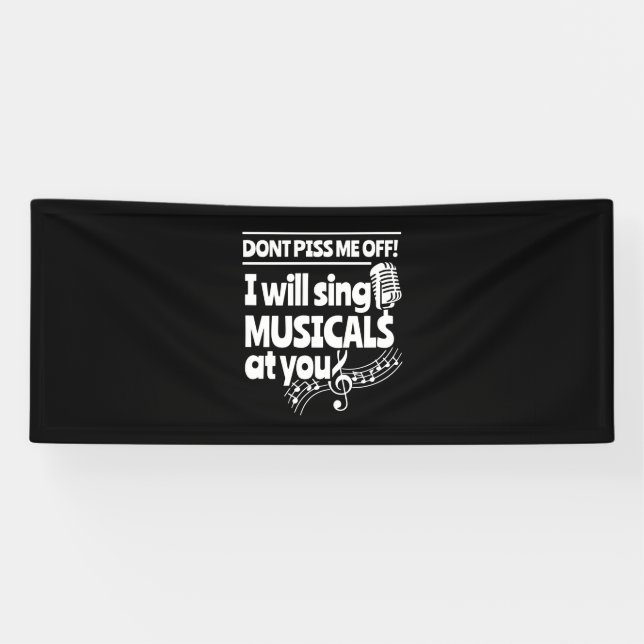 Actor Will Sing Musicals At You Banner (Horizontal)