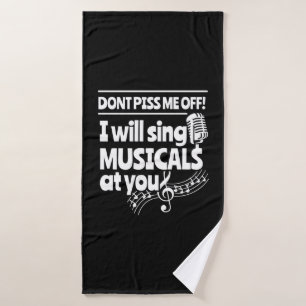 Actor Will Sing Musicals At You Bath Towel