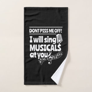 Actor Will Sing Musicals At You Hand Towel