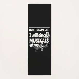 Actor Will Sing Musicals At You Yoga Mat