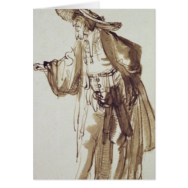 Actor with a Broad-rimmed Hat (Front)