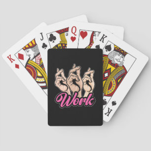 Actor Work Playing Cards