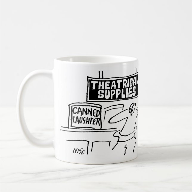 Actors and Acting. Theatrical Dramatics Coffee Mug (Left)