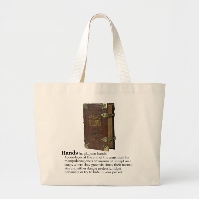 Actor's Dictionary: Hands Tote Bag (Front)