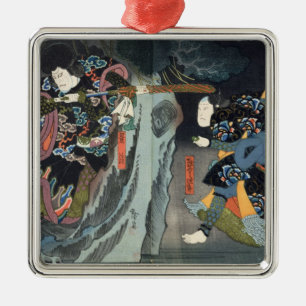 Actors in 'Soga Monogatari' Metal Tree Decoration