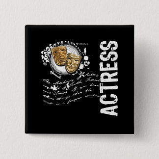 Actress Alchemy of Acting 15 Cm Square Badge
