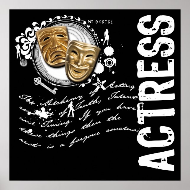 Actress Alchemy of Acting Poster (Front)