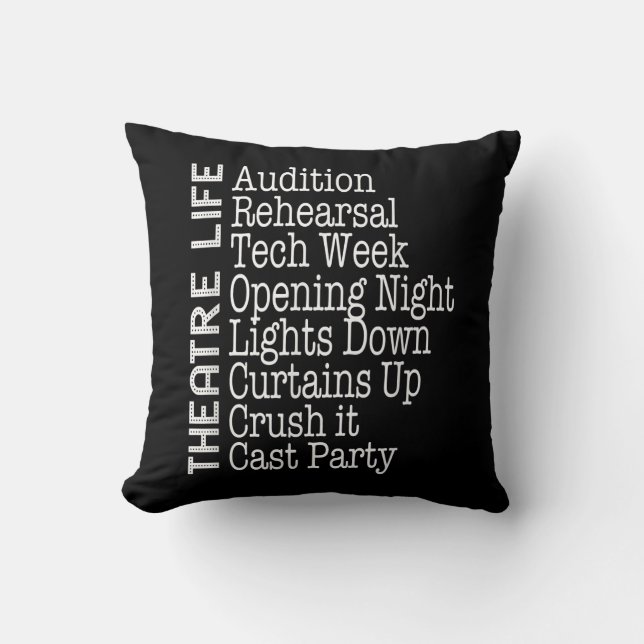 Actress  Broadway Actor  Musical Lover Acting Cushion (Front)
