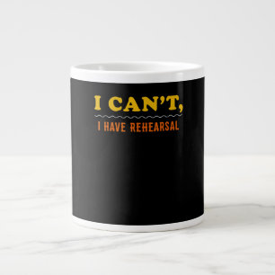 Actress Broadway Musical Drama Acter Men Women Act Large Coffee Mug