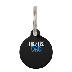 Actress Dad Stage Drama Acting Christmas Pet Tag