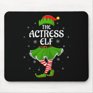 Actress Elf Christmas Family Girls Women Elf Squad Mouse Pad