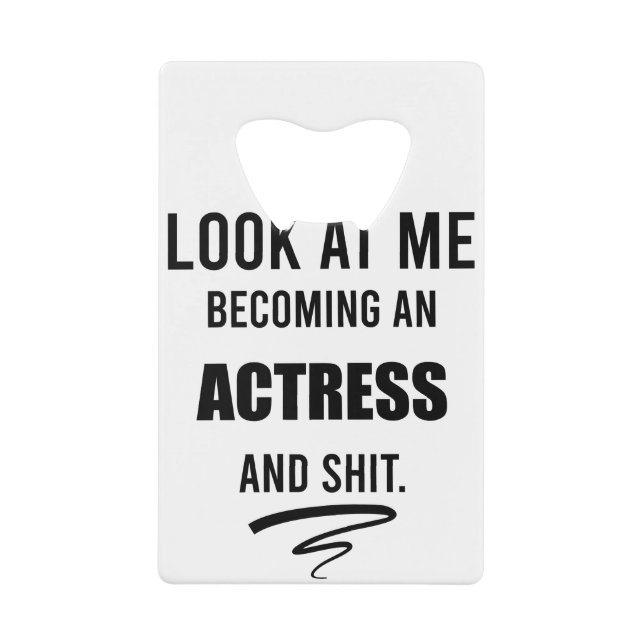 Actress Graduation Funny Gift Theatre Lover Gift (Front)