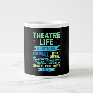 Actress Nerd Actor Musical Acter Spian Large Coffee Mug