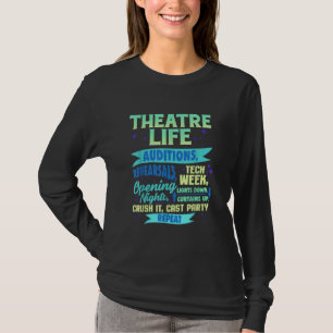 Actress Nerd Actor Musical Acter Spian T-Shirt