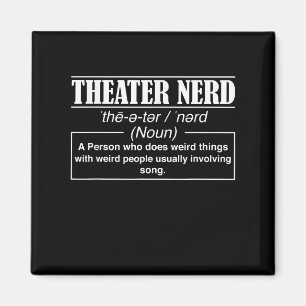 Actress Nerd Definition Stage Acter Lovers Actor Magnet