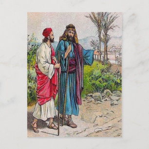 Acts 11:19-26 Barnabas Brings Saul to Antioch post Postcard