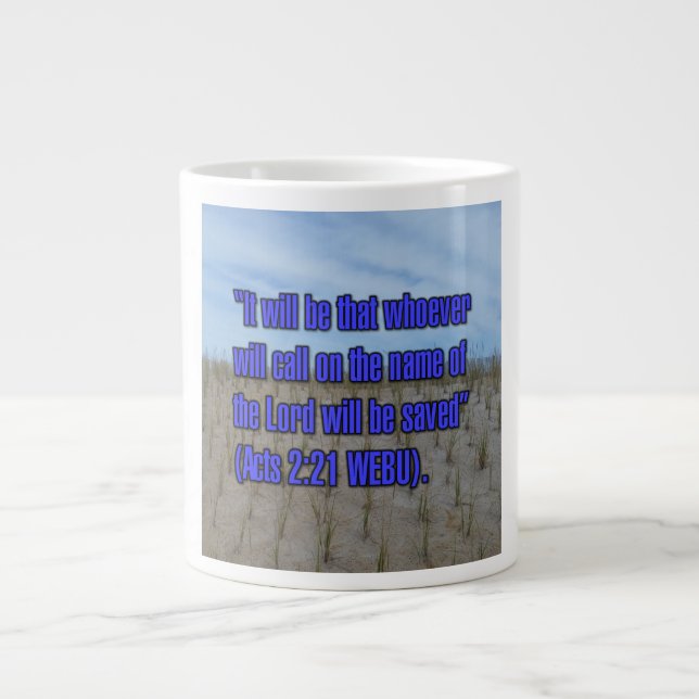 Acts 2:21 WEBU Mug (Front)