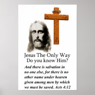Acts 4:12 poster