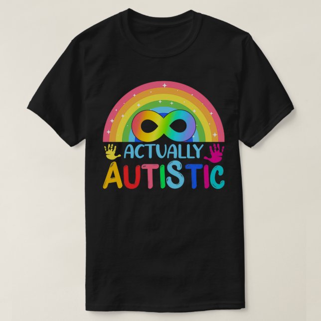 Actually Autistic Classic TShirt (Design Front)