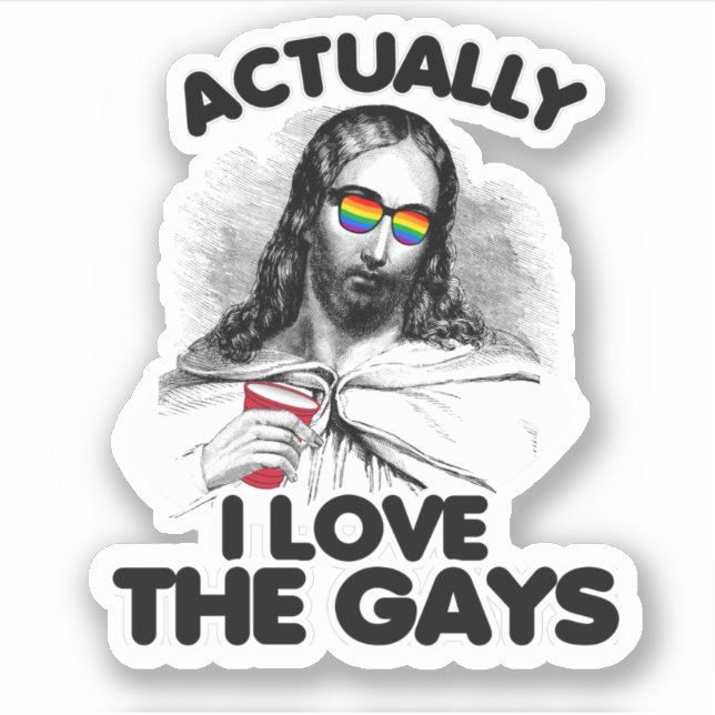 Actually I love the gays (Front)