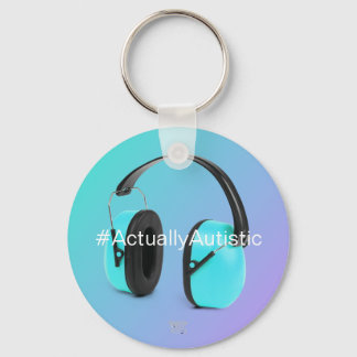 '#ActuallyAutistic' Autism / Neurodiversity Key Ring