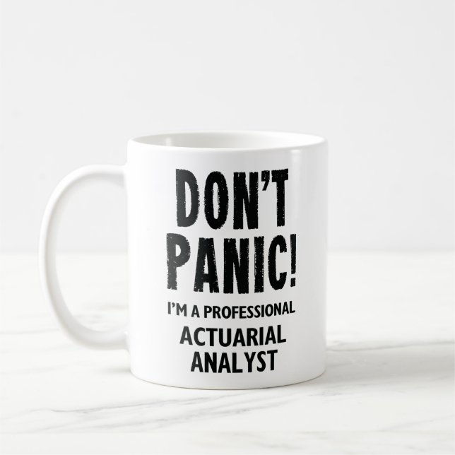Actuarial Analyst Coffee Mug (Left)