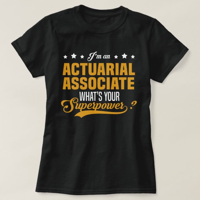 Actuarial Associate T-Shirt (Design Front)