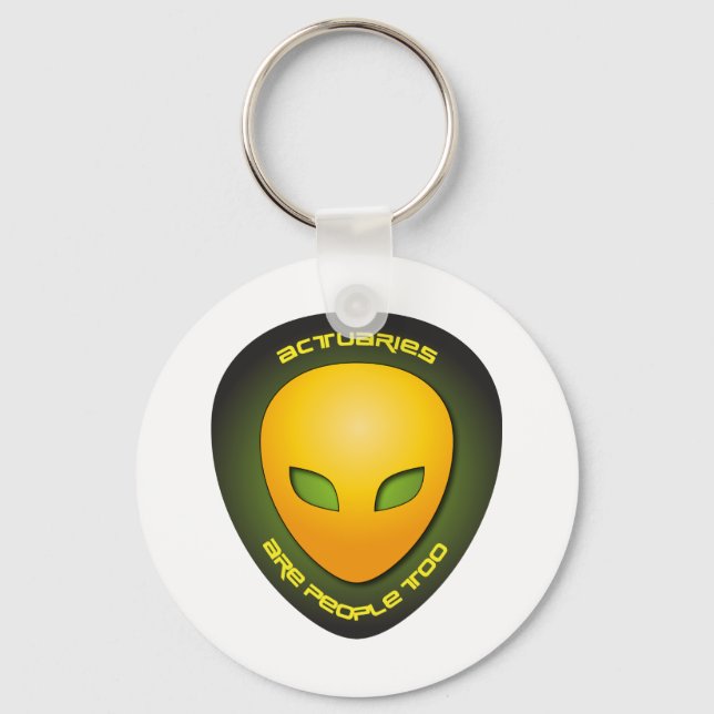 Actuaries Are People Too Key Ring (Front)