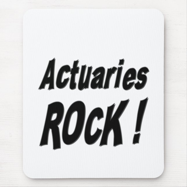 Actuaries Rock! Mousepad (Front)