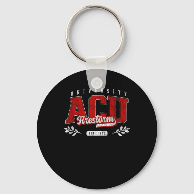 Acu Arch Firestorm Of Technology Arch Retro For Me Key Ring (Front)