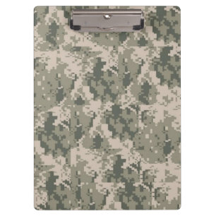 ACU Camo Camouflage Digital Pattern Clip Board