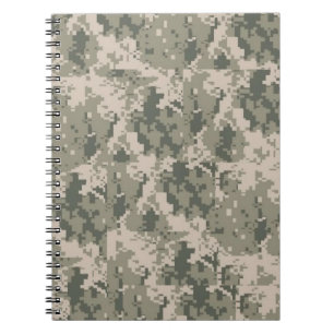 ACU Camo Camouflage Digital Pattern Note Book