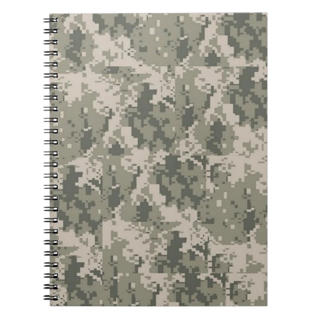 ACU Camo Camouflage Digital Pattern Note Book (Front)