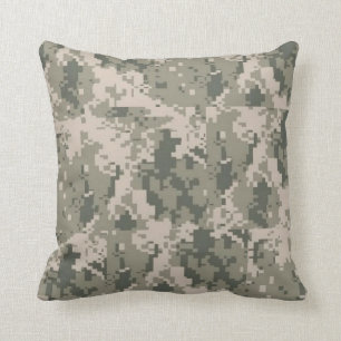ACU Camo Camouflage Digital Throw Couch Pillow