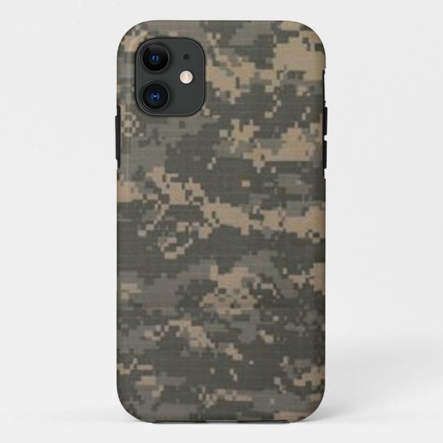ACU Digital Camo Camouflage iPhone Case (Back)